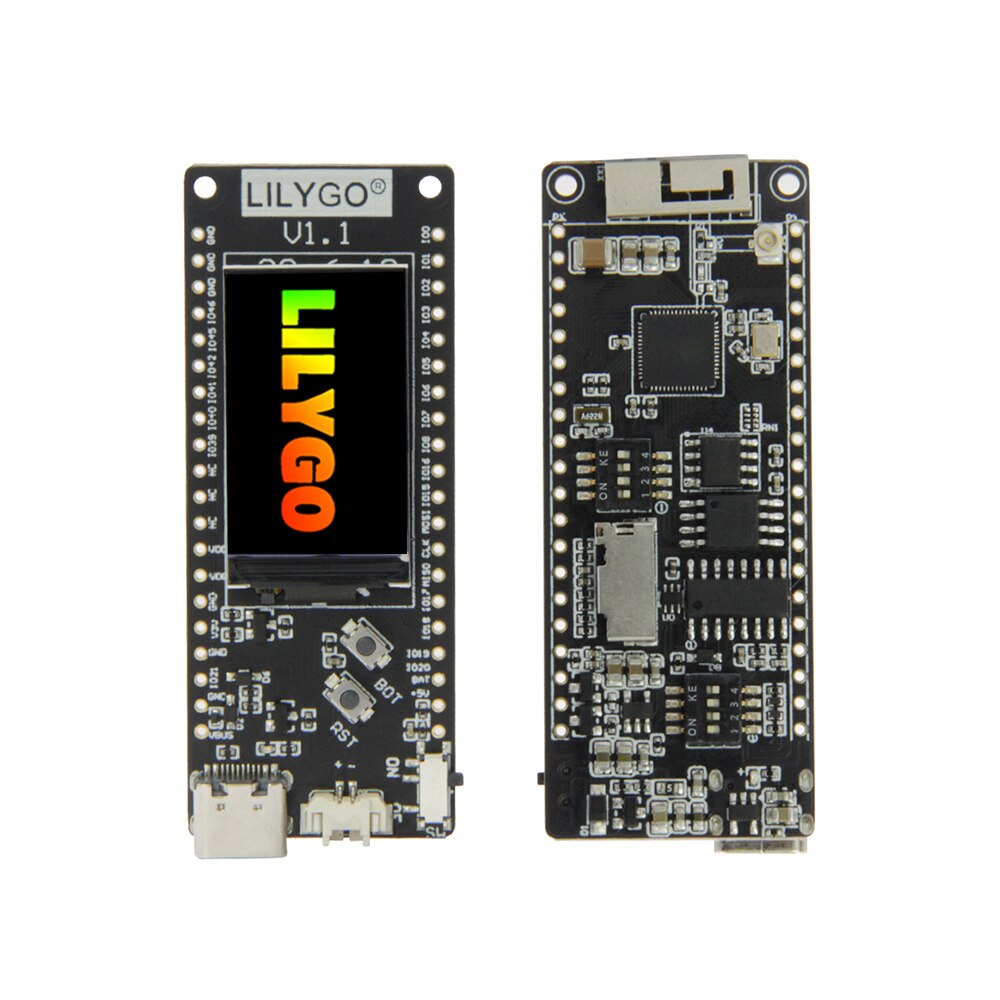 LILYGO TTGO   , T8 ESP32-S2, V1.1, ST77789, 1.14 ġ LCD ÷, CŸ Ŀ, TF ī   